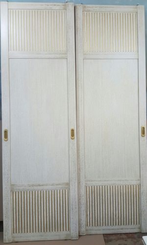 Двери для шкафа купе с фрезеровкой Актобе